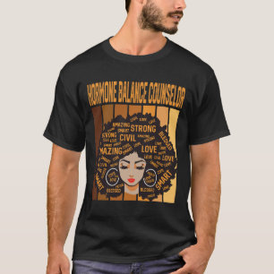 T-shirt Conseiller de lancement d'hormone Mois de l'histoi