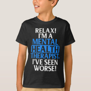 T-shirt Conseiller Dons Thérapeute De Santé Mentale Pour L