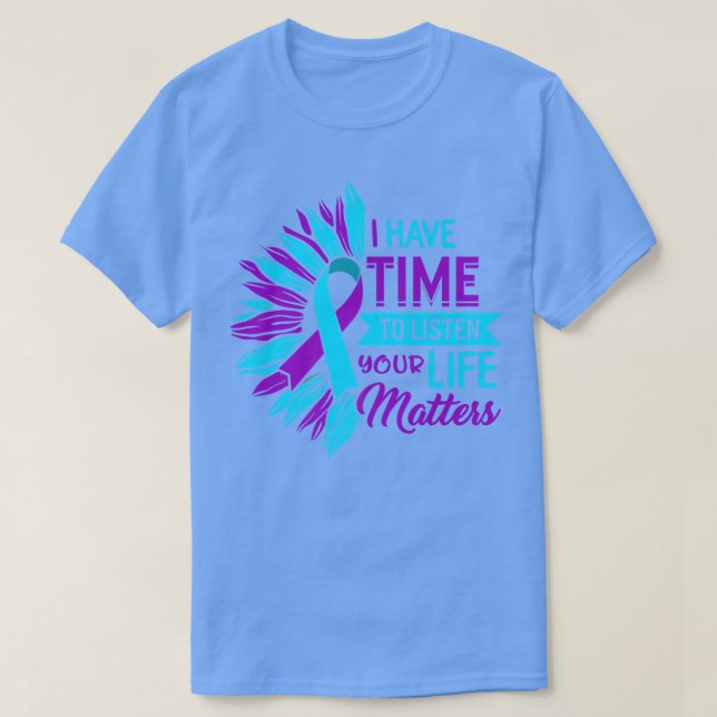 T-shirt Conseiller en santé mentale - Prévention du suicid (Design devant)