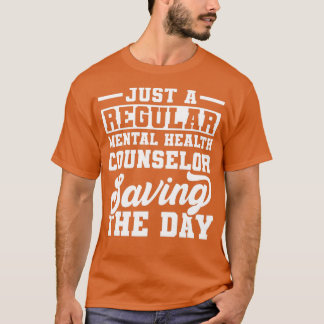 T-shirt Conseiller en santé mentale Sauver un counseling a