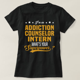 T-shirt Conseiller en toxicomanie stagiaire