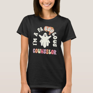 T-shirt Conseiller Faboolous Rétro Halloween École Thérapi