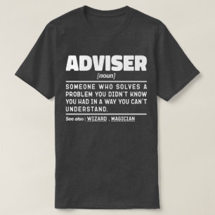 T-shirt Conseiller Noun Définition Retraite Drôle
