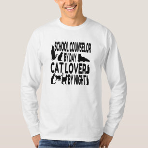 T-shirt Conseiller scolaire Amoureux des chats