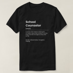 T-shirt Conseiller scolaire amusant