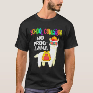 T-shirt Conseiller Scolaire Sans Problème Lama Premier Jou