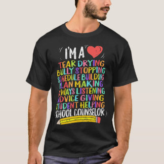 T-shirt Conseiller scolaire Semaine nationale de conseil s