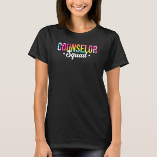 T-shirt Conseiller Tie Dye Équipe De Conseiller Scolaire D