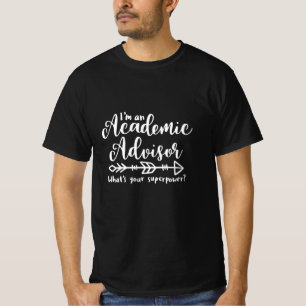 T-shirt Conseiller universitaire, conseiller collégial