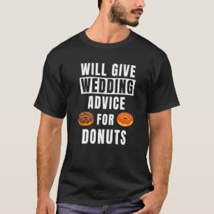 T-shirt Conseils de mariage pour l'événement Donuts Plani