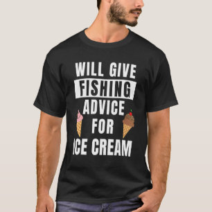T-shirt Conseils de pêche pour pêcheur de beignet matériel