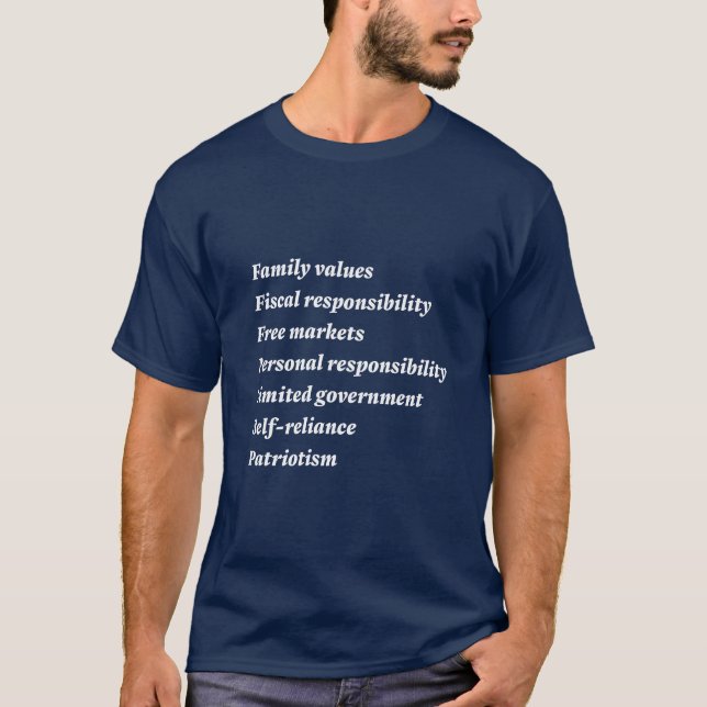 T-shirt conservateur (Devant)