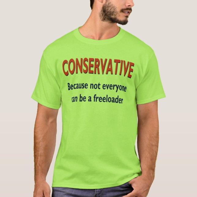 T-shirt conservateur (Devant)