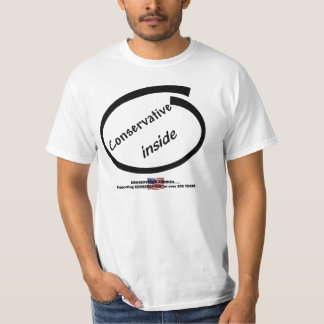 T-SHIRT CONSERVATEUR À L'INTÉRIEUR