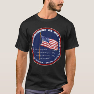 T-shirt Conservateur au noyau - liberté Ben Franklin