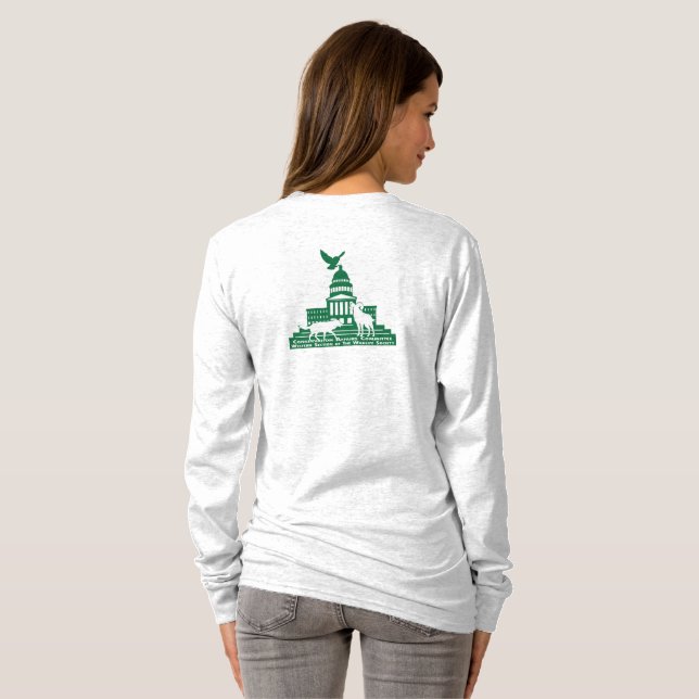 T-shirt Conservation Affairs Committee Logo Long Sleeve (Dos entier)