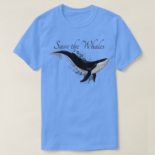 T-shirt Conservation Sauvez les Baleines