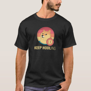 T-shirt Conserver Hodling Doge Coin Crypto Devise Digital 