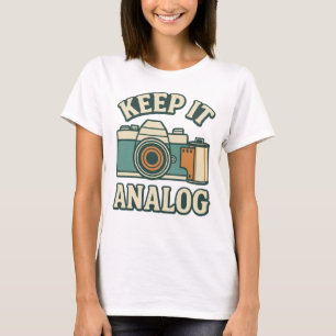 T-shirt Conserver l'analogique