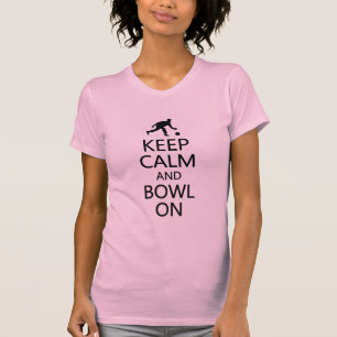 T-shirt Conserver le calme et le bol sur la chemise - choi