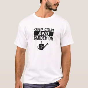 T-shirt Conserver Le Calme Et Le Jardin - Gardener Motivat