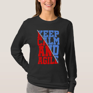 T-shirt Conserver Le Codage Du Développeur Calme Et Agile