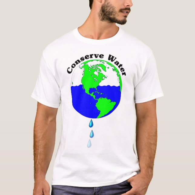 T-shirt Conserver l'eau (Devant)