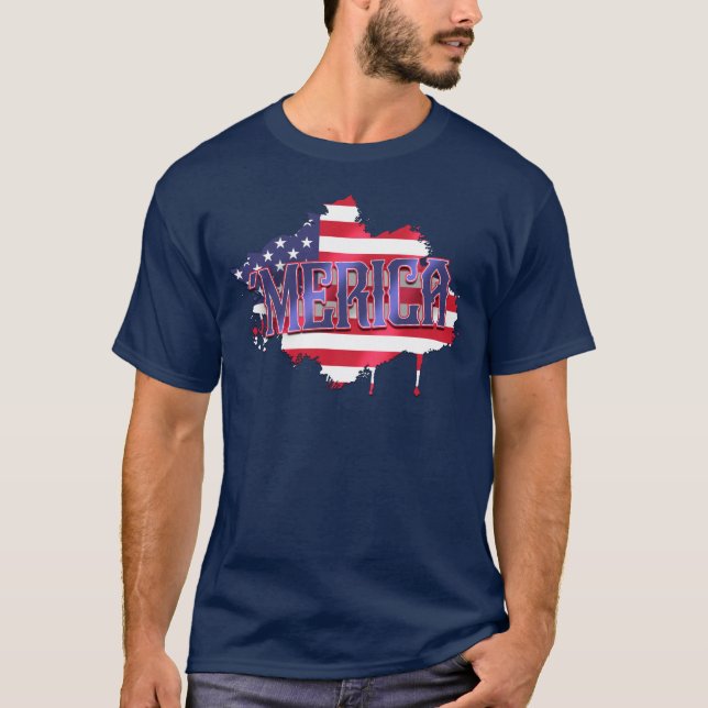 T-shirt Conserver ou créer votre propre texte et votre pro (Devant)