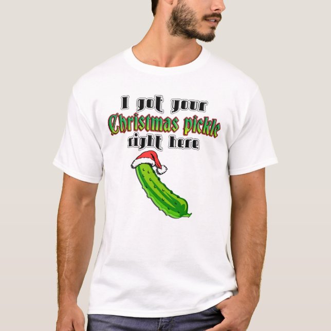 T-shirt Conserves au vinaigre de Noël (Devant)