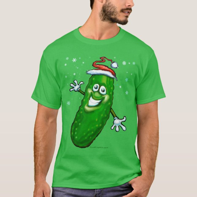 T-shirt Conserves au vinaigre de Noël (Devant)