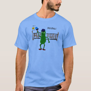 T-shirt Conserves au vinaigre jouant l'art de primitif de