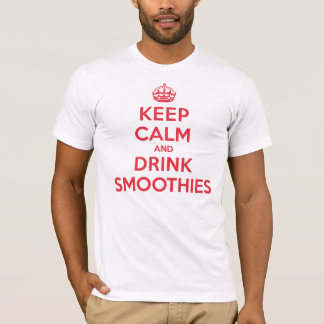 T-shirt Conservez les Smoothies calmes de boissons