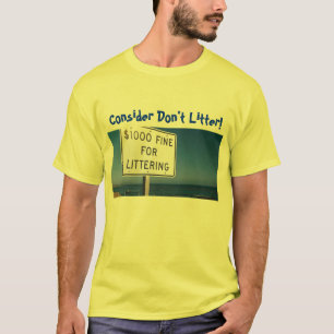 T-shirt Consider ne salissent pas !
