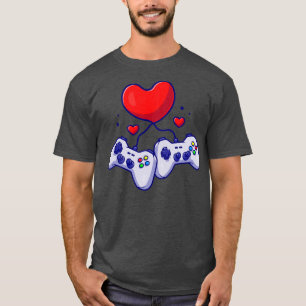 T-shirt Console Avec Carton Coeur