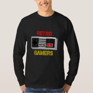 T-shirt console des gamers rétro