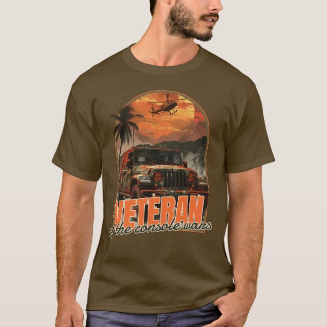 T-shirt Console Wars Vet Adult Gamer (Devant)