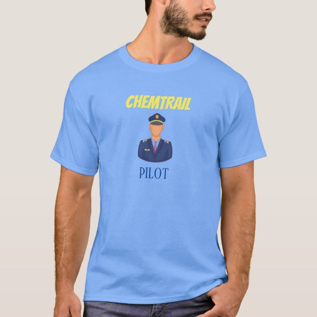 T-shirt Conspiration Chemtrail Funny (Devant)