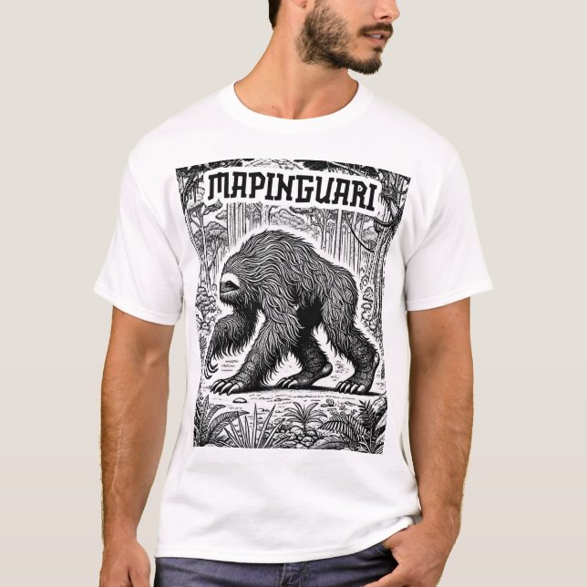 T-shirt Conspiration cryptée - Mapinguari (Devant)