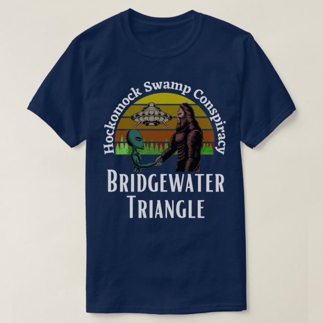 T-shirt Conspiration du triangle de Bridgewater (Design devant)