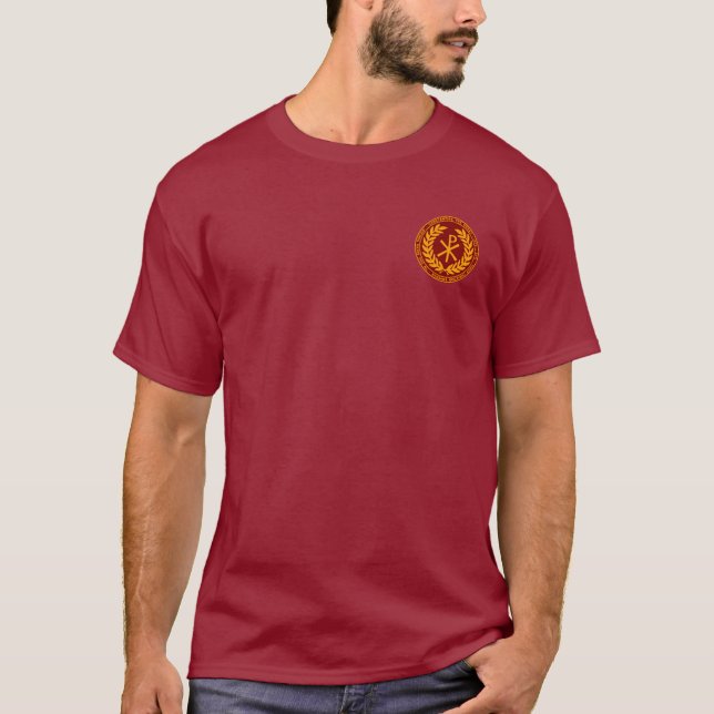 T-shirt Constantine la grande chemise de Laurea de rouge (Devant)