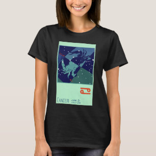 T-shirt Constellation du Cancer crabe Zodiaque Astrologie