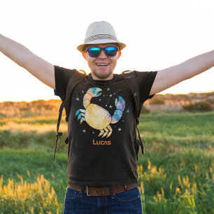 T-shirt Constellation du Cancer Zodiaque Galaxie d'étoiles