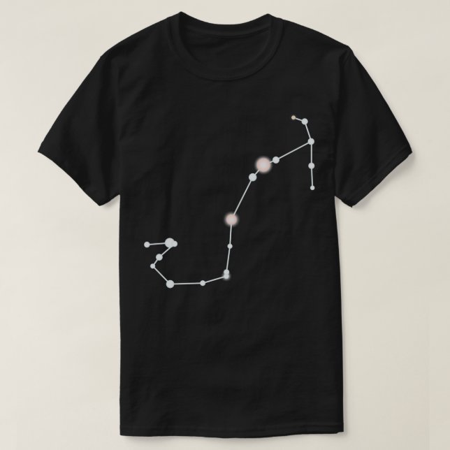 T-shirt Constellation Scorpio Scorpion (Design devant)