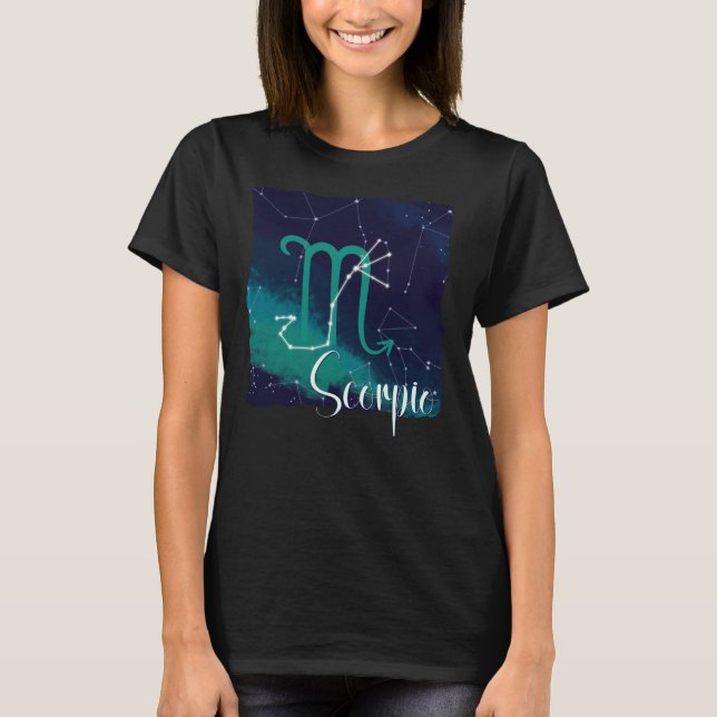 T-shirt Constellation Scorpio Zodiac (Devant)