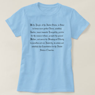 T-SHIRT CONSTITUTION D'ETATS-UNIS