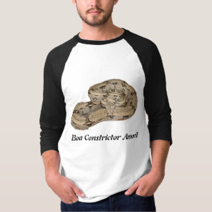 T-shirt Constricteur de boa Amaril 3/4 raglan de douille