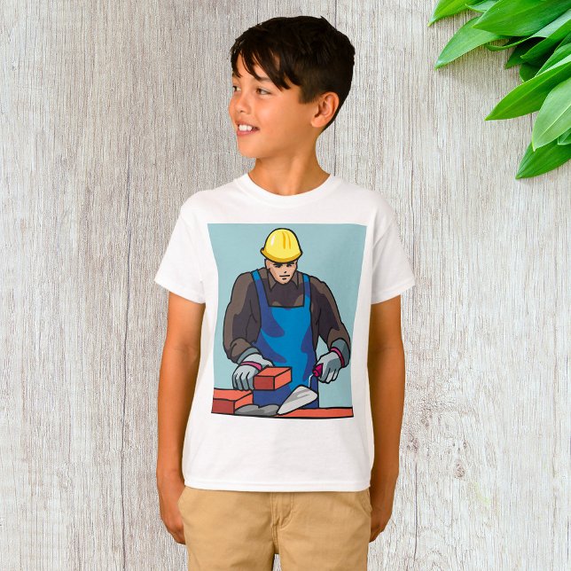 T-shirt Constructeur de Casquette dur pour ouvrier de cons (Créateur téléchargé)