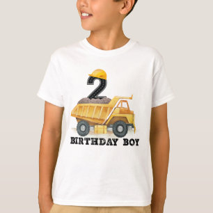 T-shirt Construction Anniversaire 2e anniversaire Boy Dump