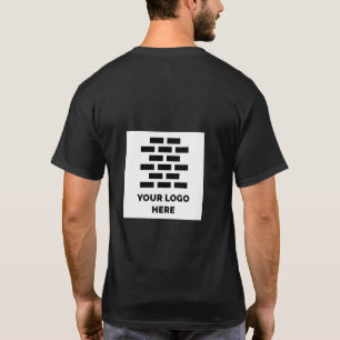 T-shirt Construction Company Ajouter votre logo noir