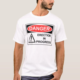T-shirt Construction de DANGER en cours